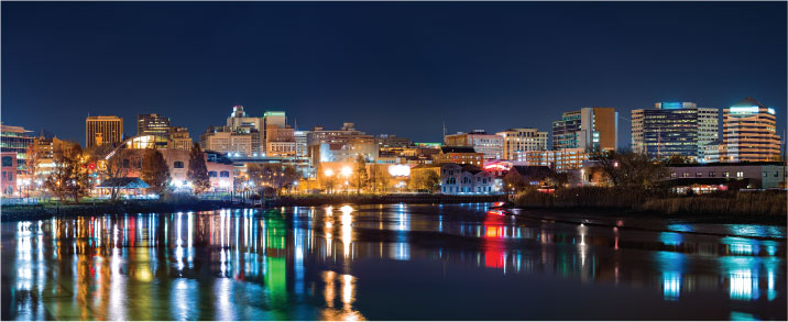 Wilmington, Delaware, skyline